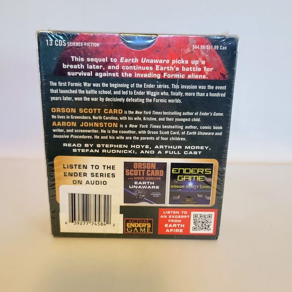 Earth Afire Orson Scott Card 13 CD Audio Book Aaron Johnston New - Picture 2 of 5